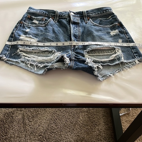 Levi’s 501 Cut Off Shorts High Rise Size 29 - Picture 5 of 16
